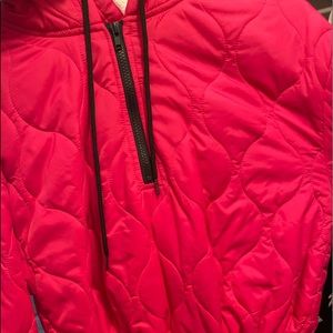 Hot pink puffer